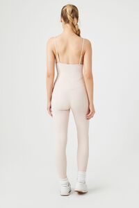 NUDE PINK Active Fitted Cami Jumpsuit, image 3