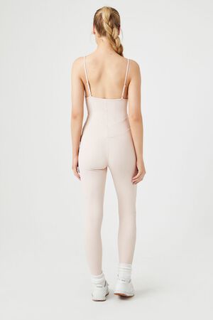 NUDE PINK Active Fitted Cami Jumpsuit, image 3