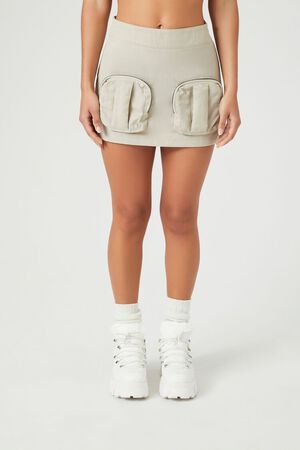 BIRCH Cargo Utility Mini Skirt, image 2