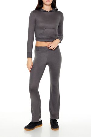 GREY Mid-Rise Straight-Leg Pants, image 1