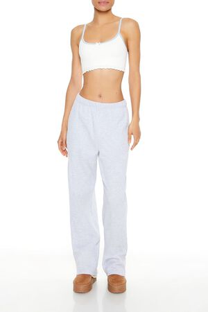 WHITE/BLUE Seamless Bow Longline Bralette, image 2