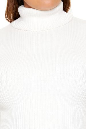 EGRET Plus Size Turtleneck Sweater-Knit Tank Top, image 3