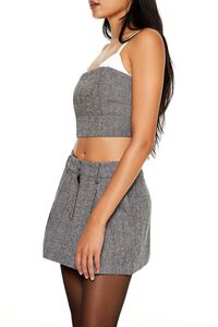 GREY/MULTI Cropped Tweed Combo Cami, image 4