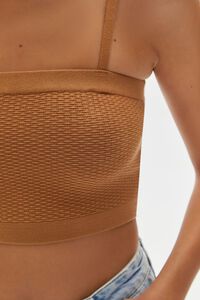 SAFARI Textured Sweater-Knit Cropped Cami, image 5