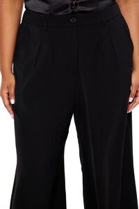 BLACK Plus Size Wide-Leg Trouser Pants, image 5