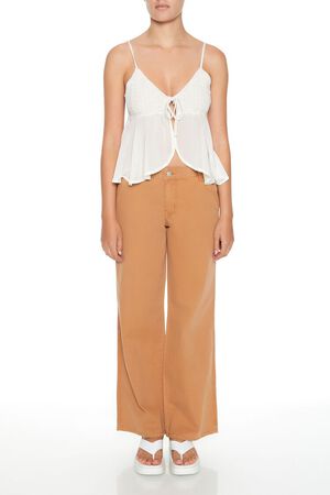 CAMEL Poplin Utility Carpenter Pants, image 1
