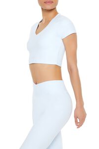 AQUA Active Cropped V-Neck Tee, image 4