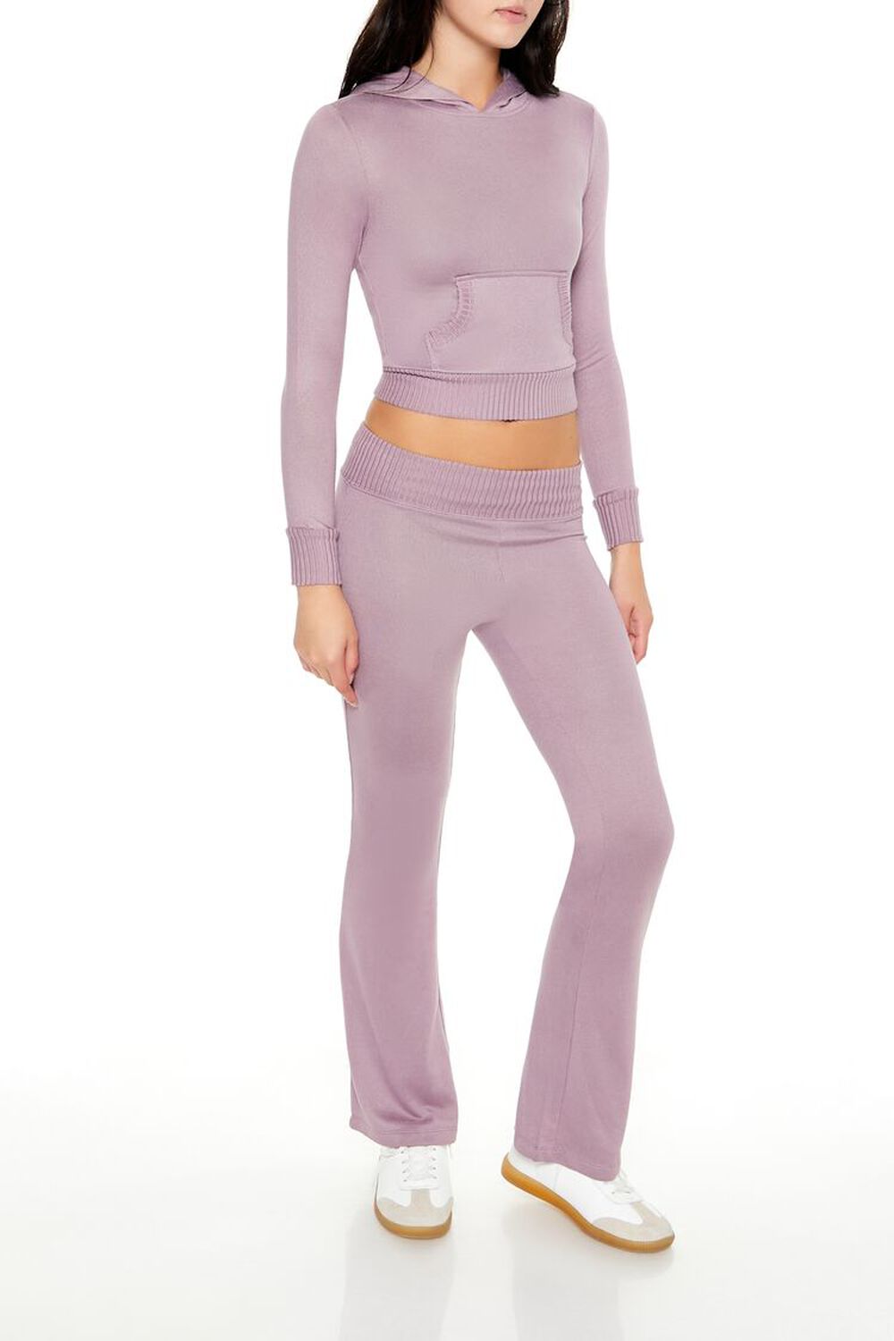 PURPLE Mid-Rise Straight-Leg Pants, image 3