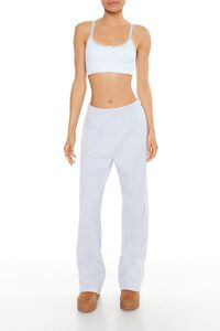 BLUE/WHITE Seamless Striped Bralette, image 2