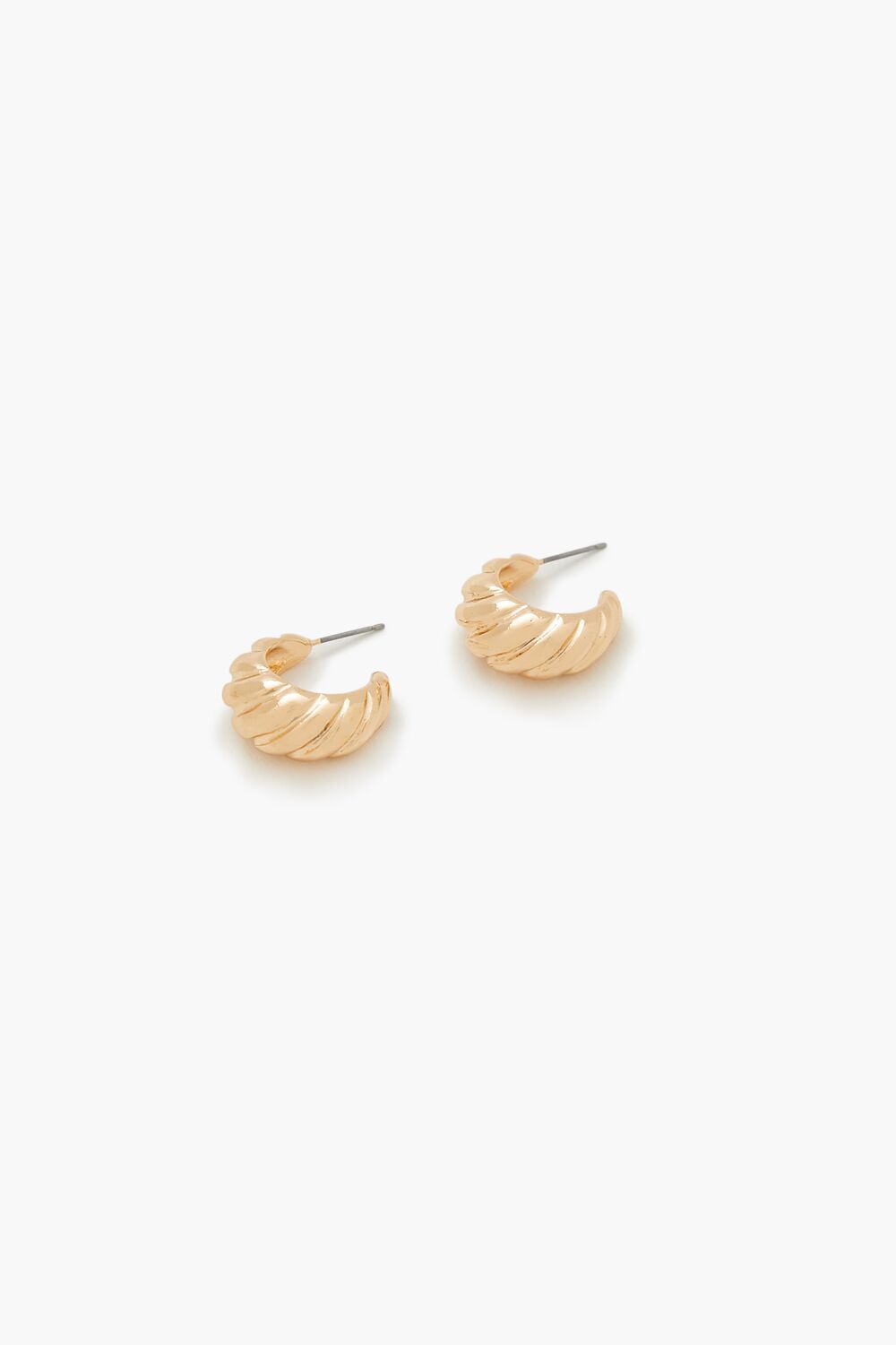 GOLD Twisted Hoop Earrings, image 2