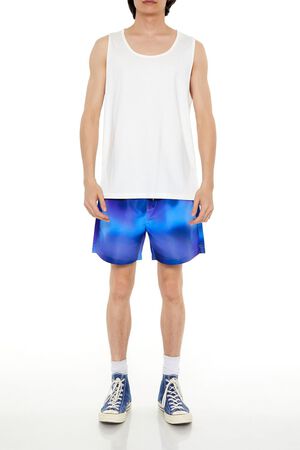 BLUE/MULTI Gradient Swim Trunks, image 1
