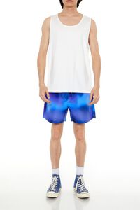 BLUE/MULTI Gradient Swim Trunks, image 1