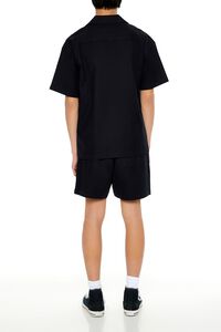 BLACK/MULTI Geo Embroidered Shorts, image 4
