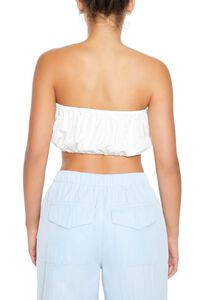 WHITE Cargo Tube Crop Top, image 5
