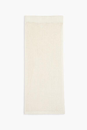 DARK BROWN Sweater-Knit Midi Skirt, image 1