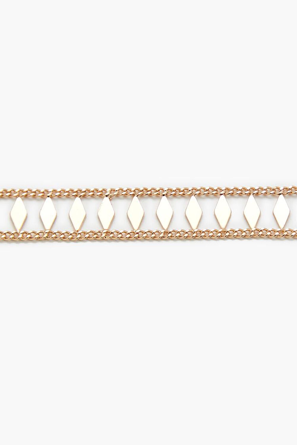 GOLD Tiered Diamond Choker Necklace, image 2