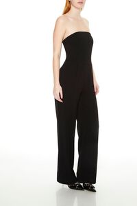 BLACK Strapless Straight-Leg Jumpsuit, image 2