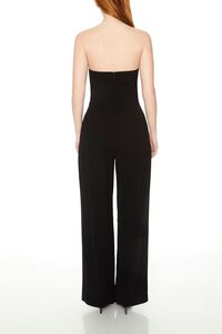 BLACK Strapless Straight-Leg Jumpsuit, image 3