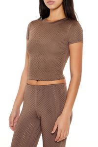 ESPRESSO Contour Sculpt Rhinestone Tee, image 4