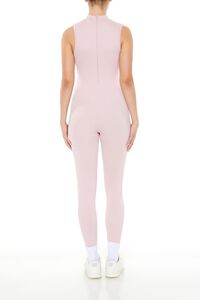 LILAC SHEEN Sleeveless Mock Neck Jumpsuit, image 4