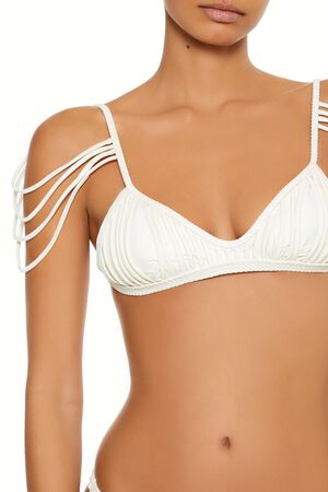 CREAM Macrame Bralette Bikini Top, image 2