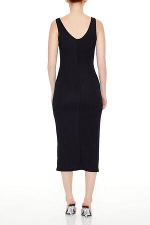 BLACK Tank Midi Dress, image 3