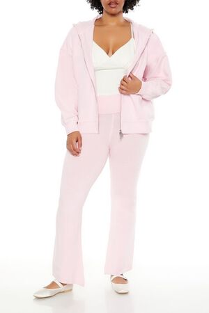 PETAL PINK Plus Size Sweater-Knit Pants, image 1