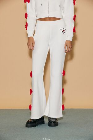 WHITE/MULTI Disney Minnie Mouse Bow Sweatpants, image 2