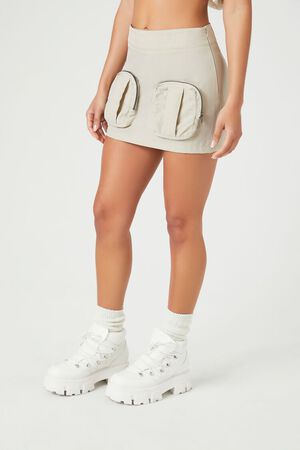 BIRCH Cargo Utility Mini Skirt, image 3
