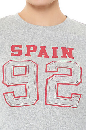 GREY/MULTI Spain 92 Graphic Cropped Tee, image 3