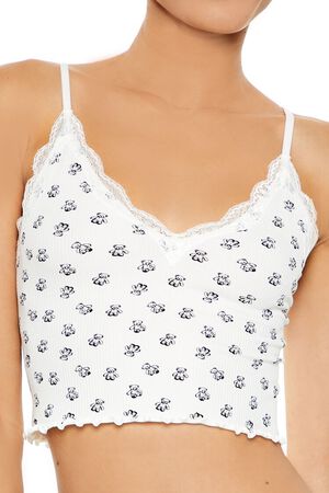 VANILLA/BLACK Seamless Teddy Bear Bralette, image 3