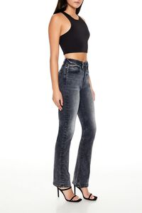 WASHED BLACK Curvy High-Rise Straight Jeans, image 3
