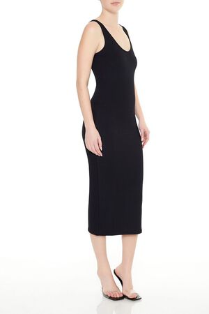 BLACK Tank Midi Dress, image 2