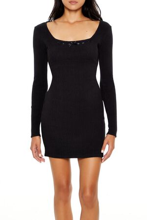 CLAY Ribbon Bodycon Mini Dress, image 2