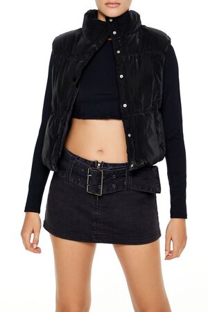SAGE Quilted Puffer Vest, image 1