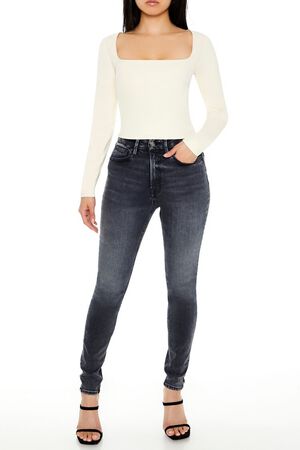 CREAM Sculpt Shape Square-Neck Top, image 2