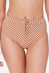 GINGER/IVORY Plaid Bikini Bottoms, image 4