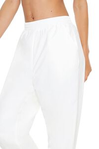 WHITE Active High-Rise Joggers, image 5