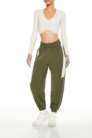 BIRCH Active Ruched Crop Top, image 2