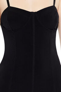 BLACK Sweetheart Bustier Mini Dress, image 5