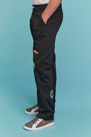 KHAKI/MULTI Airwalk Patch Chino Pants, image 3