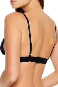 BLACK/SILVER Seamless Rhinestone Fringe Bralette, image 5
