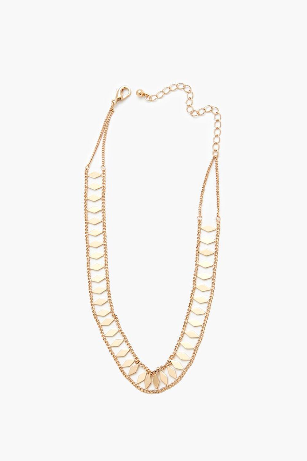 GOLD Tiered Diamond Choker Necklace, image 1