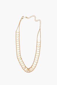 GOLD Tiered Diamond Choker Necklace, image 1