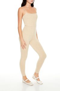 OATMEAL Fitted Cami Jumpsuit, image 3
