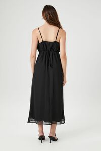 BLACK Surplice Cami Maxi Dress, image 3
