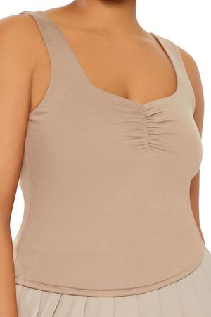 SAFARI Plus Size Square-Neck Tank Top, image 3