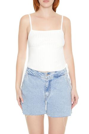 CAMEL Ribbed Sweater-Knit Cami, image 1