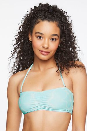BLUESTONE/MULTI Water Print Bandeau Bikini Top, image 1