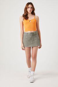 APRICOT Sweater-Knit Cropped Cami, image 4